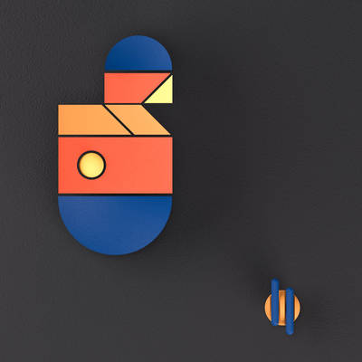 Minimal. Abstract. Geometric. Vibrant. No. 12.