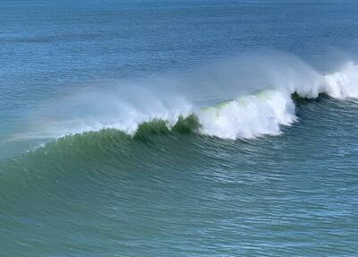 Photo of a breaking wave. Pismo Beach, CA.