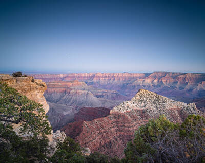 Photo of a colorful landscape in Grand Canyon. Fall.