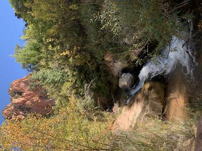Photo of fall colors on the hike to Kanarra Falls. Fall.