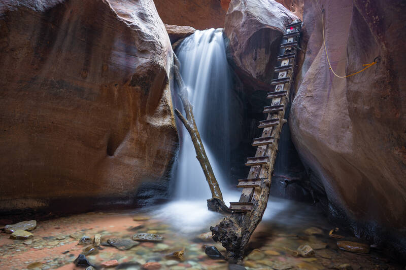 Photo of Kanarra Falls. Fall.