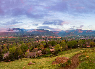 Photo of the sunset at Great Sand Dunes National Park.