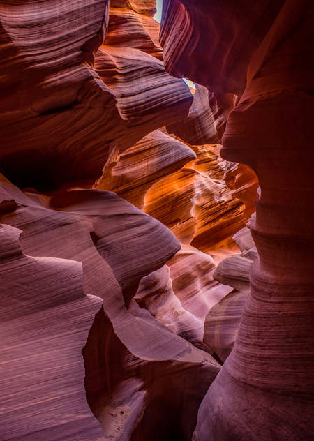 Photo of the Lower Antelope Canyon near Page, AZ.