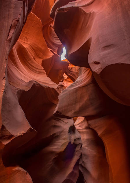 Photo of the Lower Antelope Canyon near Page, AZ.