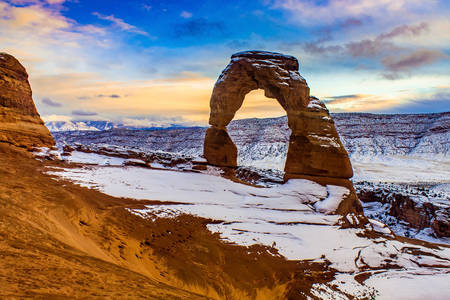 Photo of the Delicate Arch.