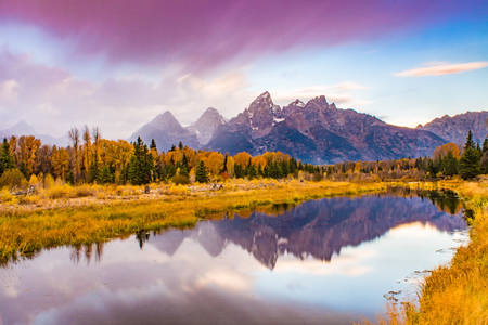 Photo of the Schwabacher Landing in Grand Teton National Park