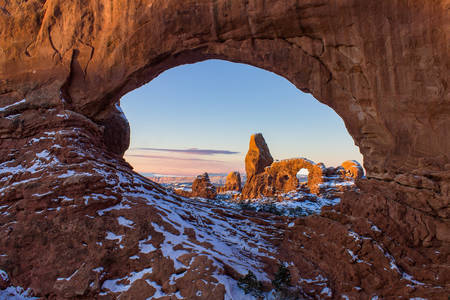 Photo of the Windows in Arches National Park