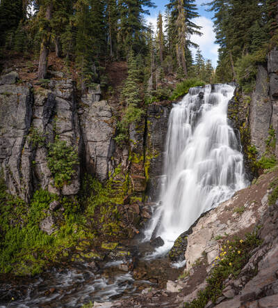 Photo from Kings Creek in Lassen National Park. Summer.