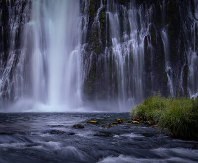 Burney Fall cascades. North of Lassen Volcanic National Park.