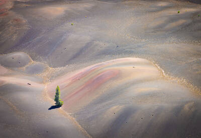 Painted Dunes in Lassen Volcanic National Park.