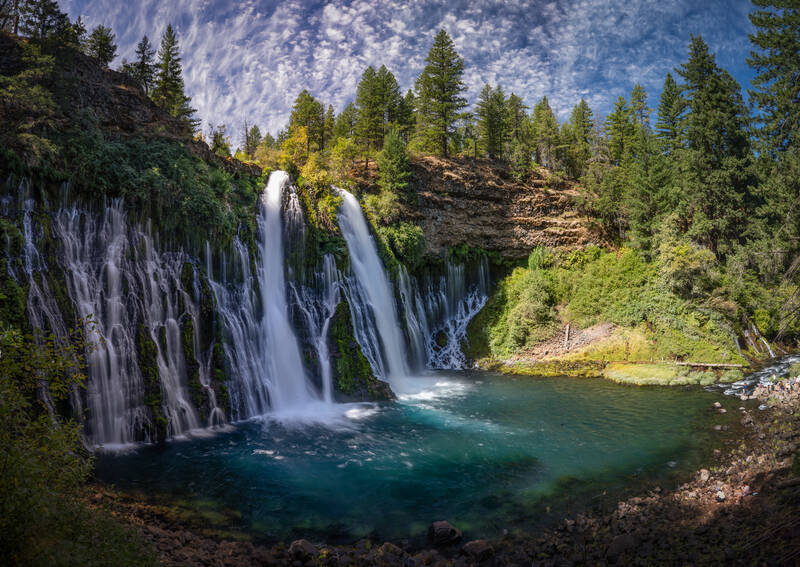Photo of McArthur-Burney Falls. Summer.