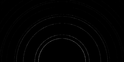A far-field X-ray pattern from a metallic sample.