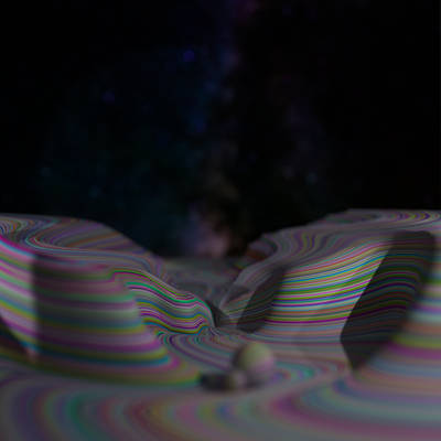 A 3D pattern generated using Matlab, Python and Blender.