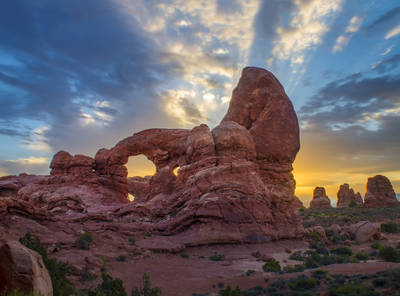 Sunrise at Havasu Falls.